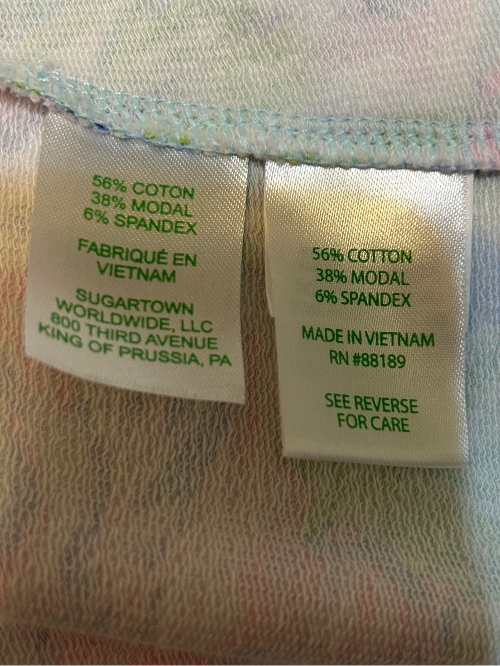 Lilly Pulitzer Tropical 'Aloha' Floral Panel in Pink, Green & Blue - Picture 8 of 8